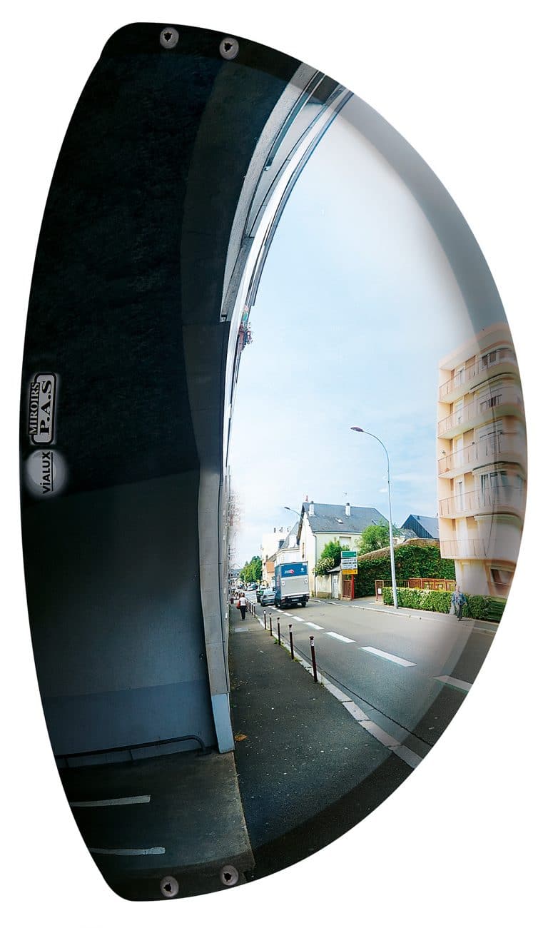 Wide angle driveway mirror Vialux